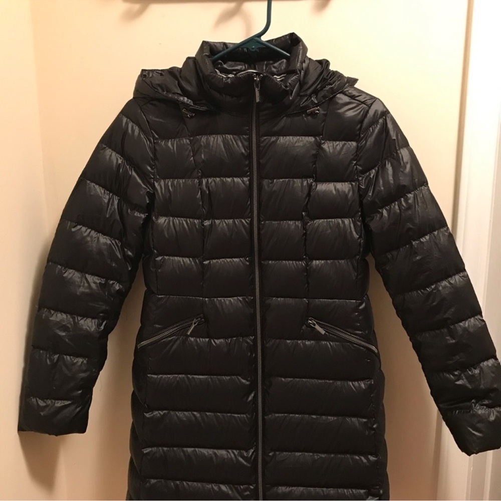 Lands' End Women's Black Puffer Jacket - Picture 3 of 7